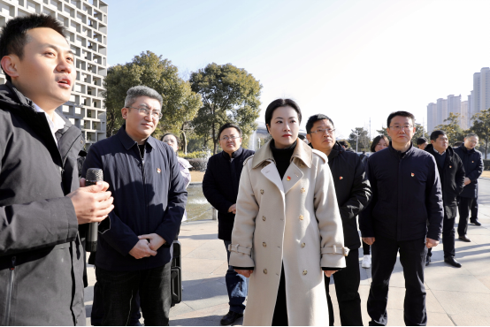 坚持党建引领 奋力争先创优丨市领导调研交通产业Ezpay党建、人才工作